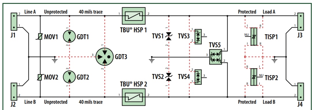Chart - Bourns RS-485 Evaluation Boards