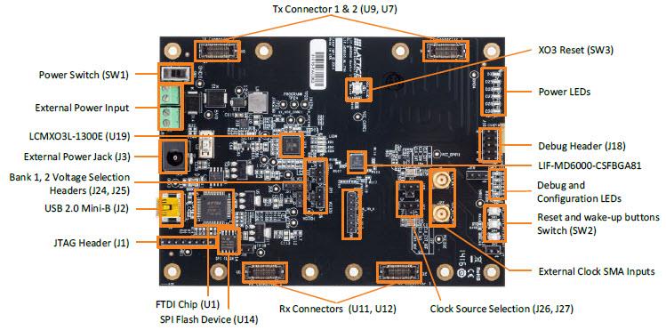 Lattice Semiconductor LIF-MD6000 CrossLink Master Link Boards