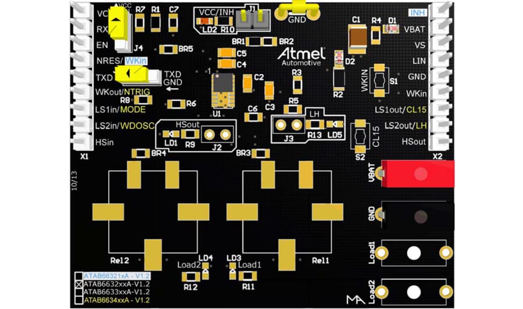Microchip Technology ATAB663431A-V1.2 Interface Development Board