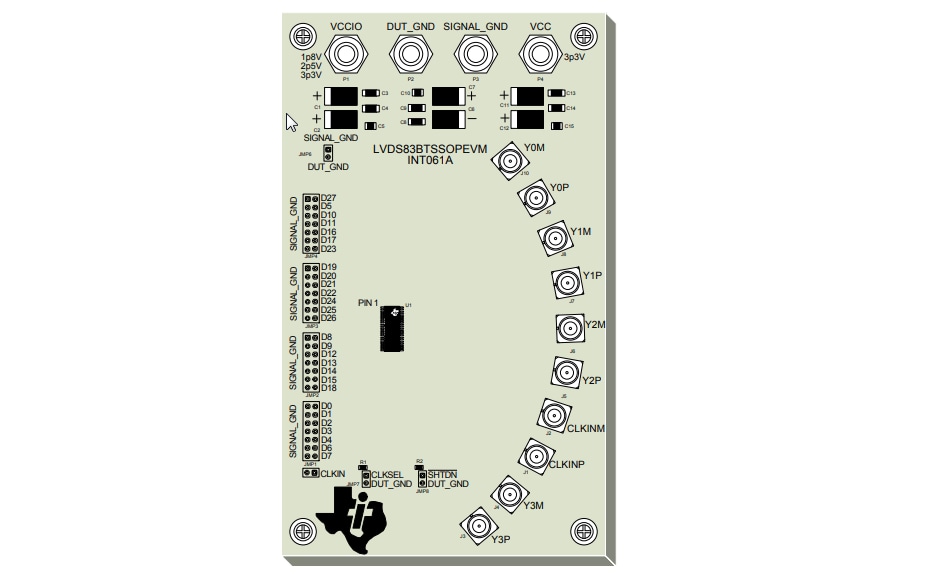 Chart - Texas Instruments LVDS83BTSSOPEVM Evaluation Module (EVM)