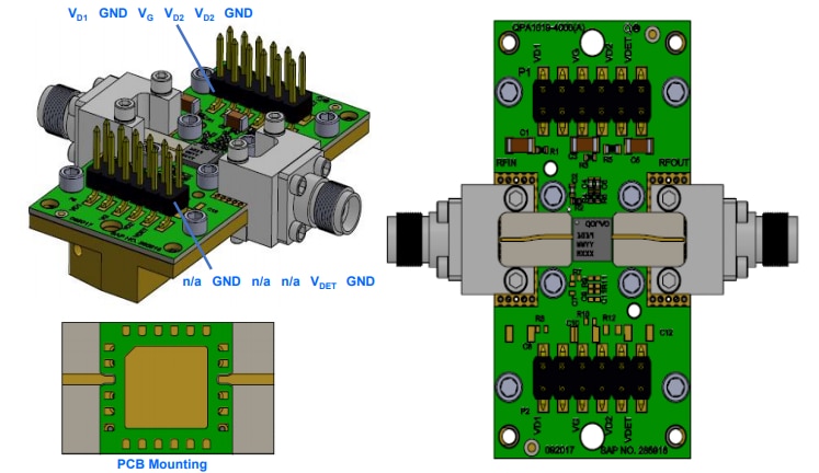 Qorvo QPA1019 Evaluation Board