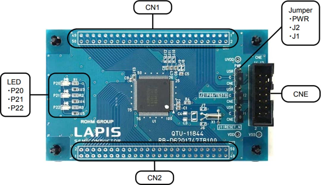Chart - ROHM Semiconductor ML62Q1747 Reference Board