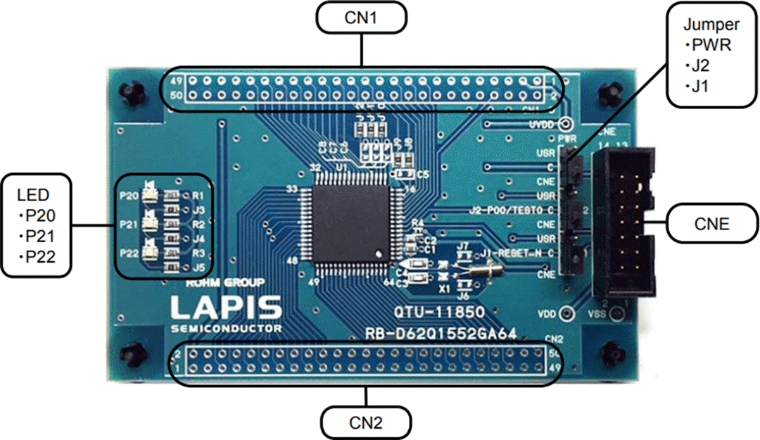 Chart - ROHM Semiconductor ML62Q1552 Reference Board