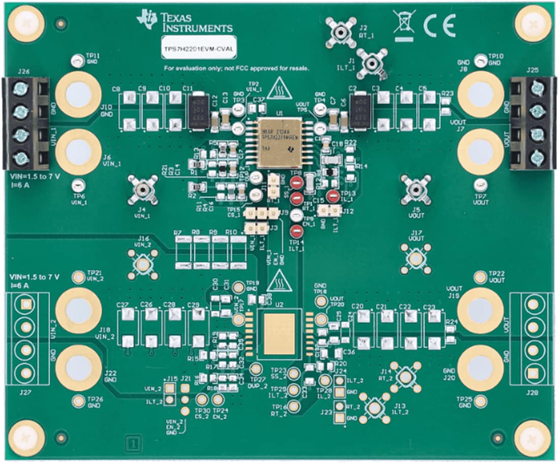 Mechanical Drawing - Texas Instruments TPS7H2201EVM-CVAL Load Switch Evaluation Module