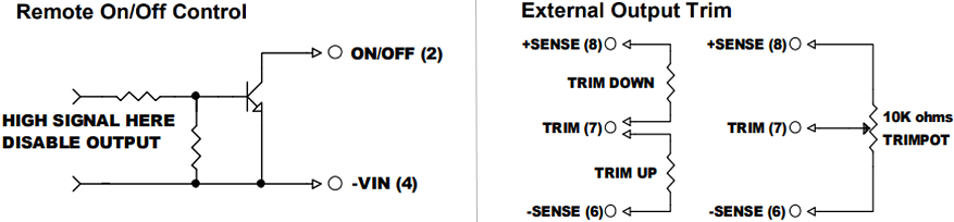 Application Circuit Diagram - Cincon CHB200W-110S 200W 4:1 Input DC-DC Converters