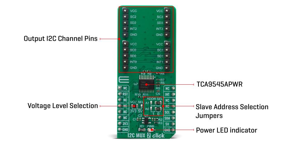 TI Webench Designer - Mikroe I2C MUX 2 Click