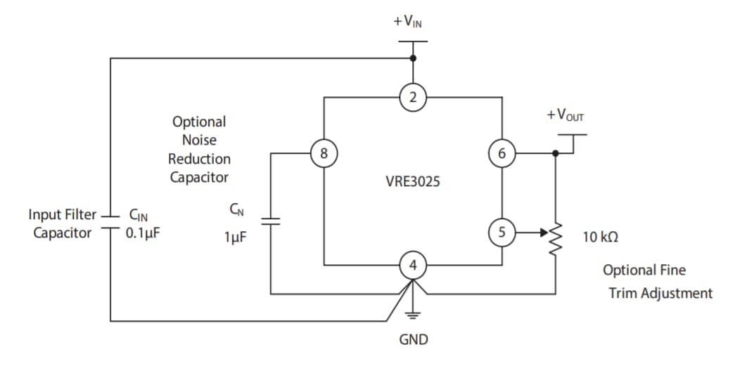 Apex Microtechnology VRE3050 +5V Low Noise Precision Voltage Reference