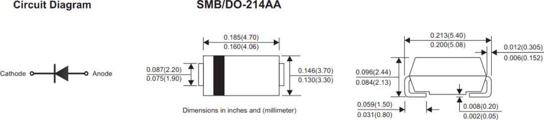 Comchip Technology RS2xB-HF Fast Recovery Rectifiers