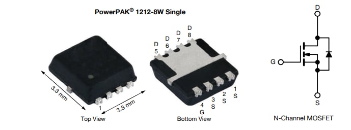 Vishay / Siliconix SQS660CENW Automotive N-Ch 60V MOSFET