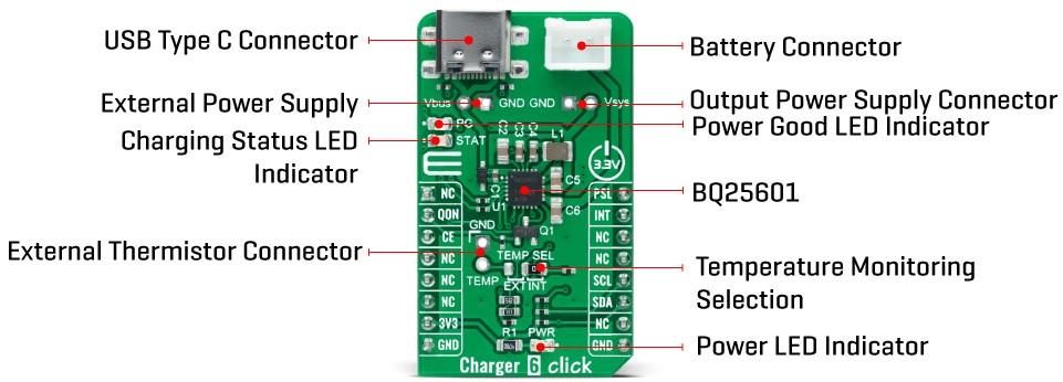Mikroe Charger 6 Click