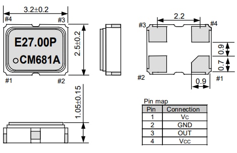 Epson Timing VG-4231CE Voltage-Controlled Crystal Oscillators