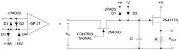 Application Circuit Diagram - Linear Integrated Systems PAD50 & DPAD50 PICO Ampere Diodes