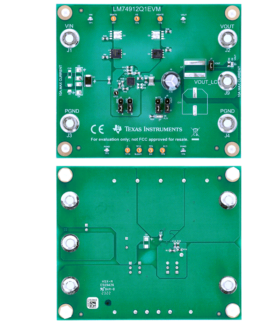 Texas Instruments LM74912Q1EVM Evaluation Module