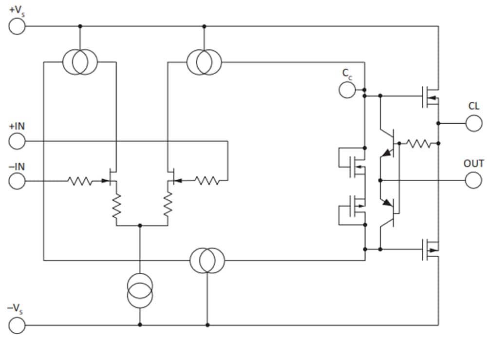 Schematic - Apex Microtechnology PA198 High Voltage Power Operational Amplifiers