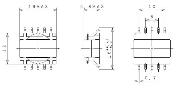 Mitsumi TR14-A-S Flyback Transformers