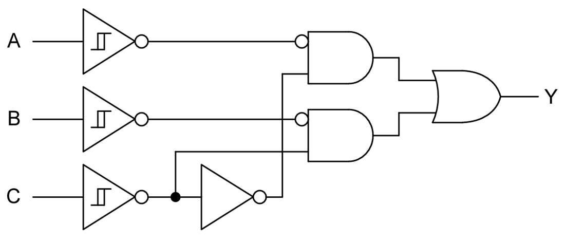 Block Diagram - Texas Instruments SN74LVC3G97/SN74LVC3G97-Q1 Multiple-Function Gates