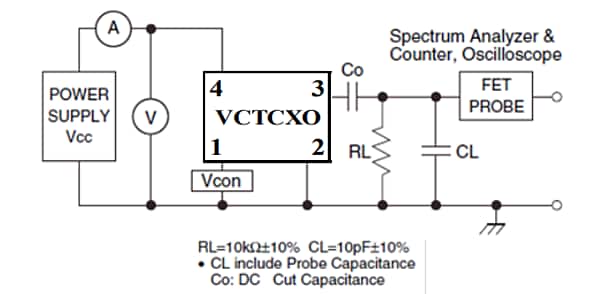 Application Circuit Diagram - Abracon AVTX-14 SMD VCTCXOs