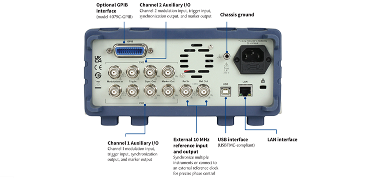 Chart - B&K Precision 407xC Arbitrary/Function Waveform Generators