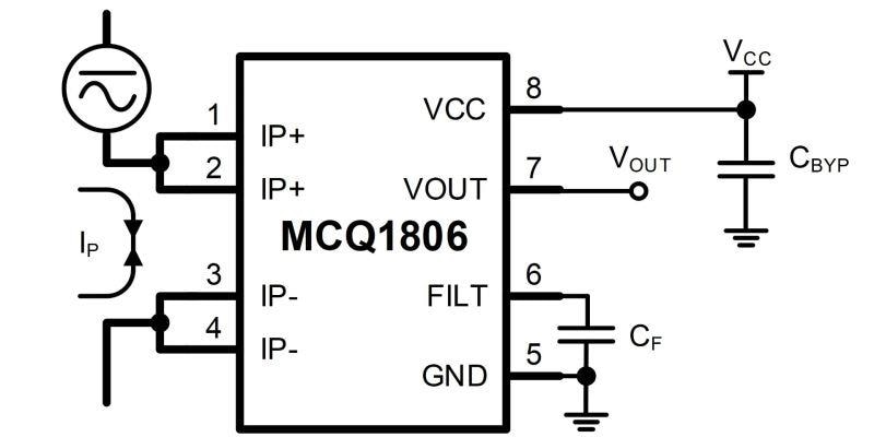 Monolithic Power Systems (MPS) MCQ1806 Automotive Hall-Effect Current Sensors