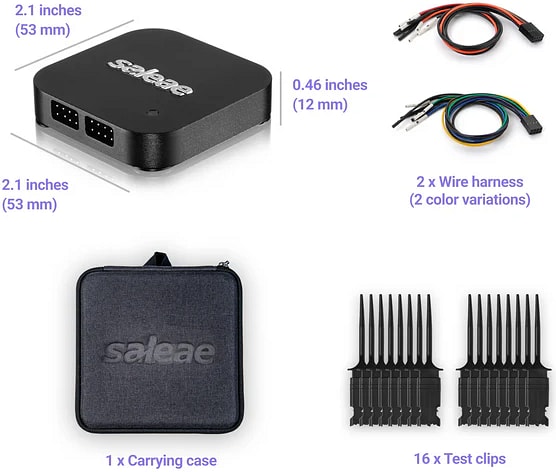 Infographic - Saleae Logic 8 USB Logic Analyzers