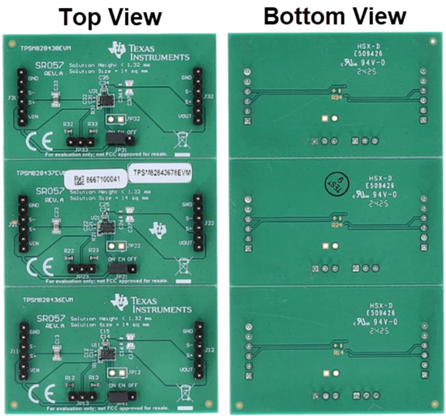 Mechanical Drawing - Texas Instruments TPSM82843xEVM057 Evaluation Module (EVM)
