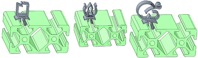 Chart - Heyco Quarter-Turn 80/20 Mounts (QTM)