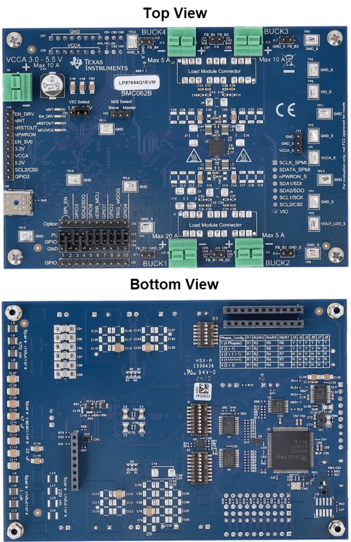 Mechanical Drawing - Texas Instruments LP87694Q1EVM Evaluation Module (EVM)