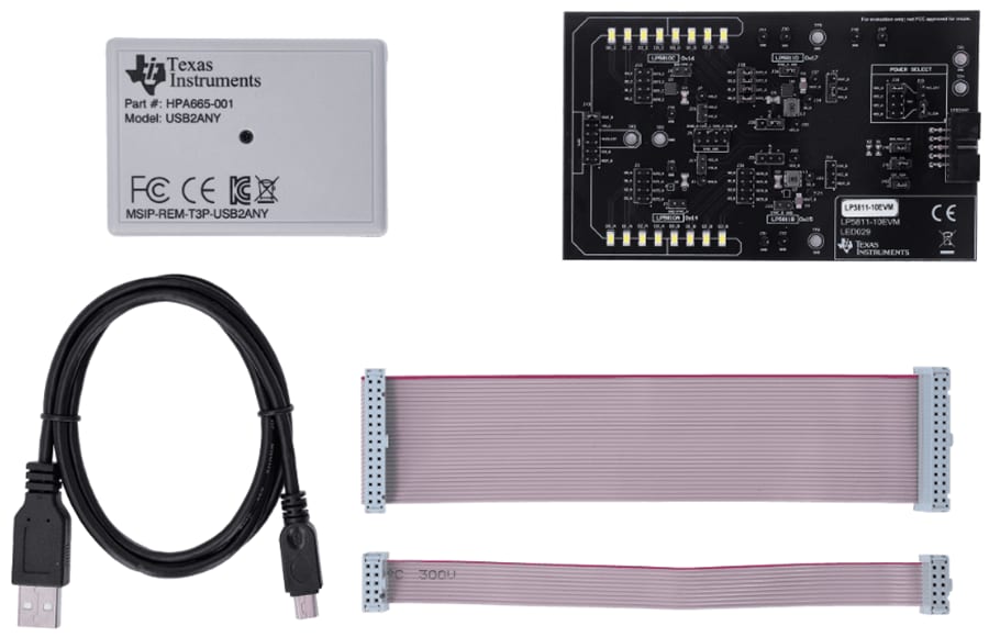 Chart - Texas Instruments LP5811-10EVM Driver Evaluation Module (EVM)