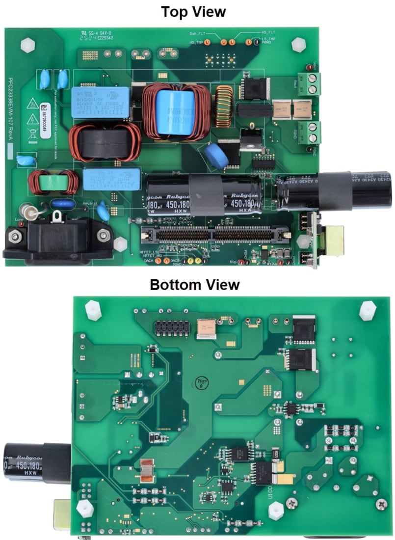 Mechanical Drawing - Texas Instruments PFC23338EVM-107 Evaluation Motherboard