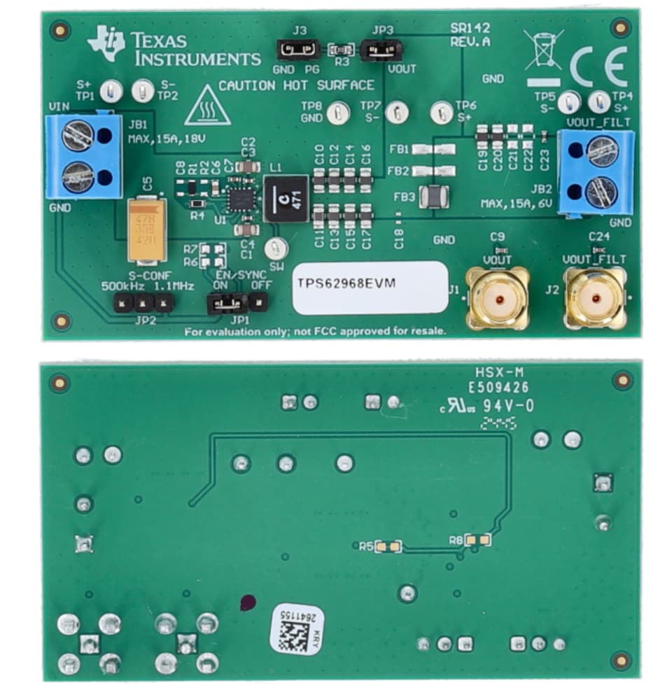 Texas Instruments TPS62968EVM  Evaluation Module
