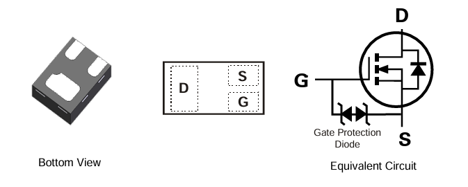 Application Circuit Diagram - Diodes Incorporated DMN2992UFA 20V N-Ch Enhancement Mode MOSFET