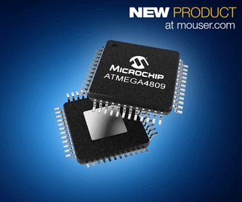 Now at Mouser: Microchip's ATmega4809 8-bit MCU for Command and Control Applications